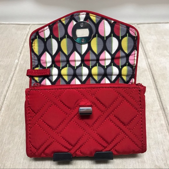 VB Your Turn Smartphone Wristlet in Tango Red - Picture 3 of 11